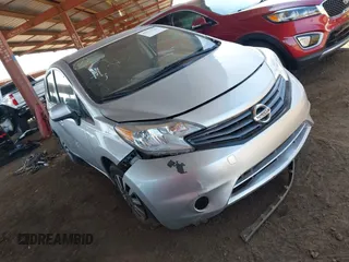 2014 Nissan Note S with VIN 3N1CE2CP0EL385172, listed as a IAAI auction lot 42315761 with 92,699 mi miles and . Bid and sale history available at DreamBid. Image 1.