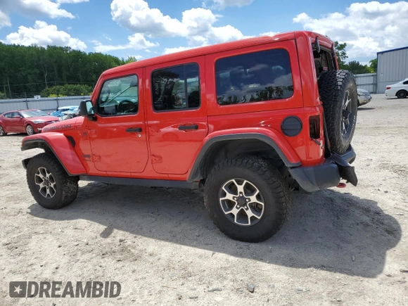 2021 Jeep Wrangler Unlimited Rubicon with VIN 1C4JJXFM3MW732694, listed as a Copart auction lot 54903565 with 70,532 mi miles and Salvage title. Bid and sale history available at DreamBid. Image 2.