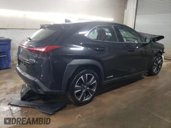2019 Lexus UX 250h with VIN JTHU9JBH9K2009009, listed as a Copart auction lot 42381095 with Not provided miles and Salvage title. Bid and sale history available at DreamBid. Image 3.