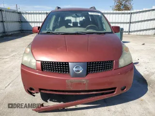 2004 Nissan Quest SL with VIN 5N1BV28U34N352071, listed as a Copart auction lot 74121254 with 0 mi miles and Salvage Title. Bid and sale history available at carsss.com. Image 5.
