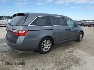 2012 Honda Odyssey EX-L with VIN 5FNRL5H63CB038980, listed as a Copart auction lot 41613155 with Not Provided miles and Salvage Title. Bid and sale history available at DreamBid. Image 3.