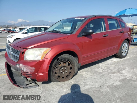 2007 Dodge Caliber SXT z VIN 1B3HB48B77D340860, wystawiony jako Copart lot #55637705 z przebiegiem 152 933 mil mil oraz Czysty tytuł • Clean title. Historia ofert i sprzedaży dostępna na DreamBid. Obrazek 1.