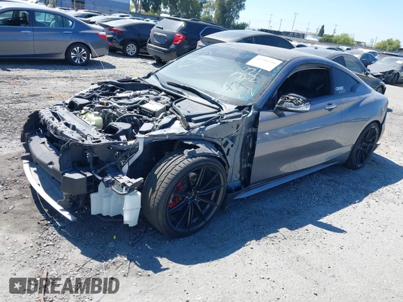 2020 Infiniti Q60 Luxe with VIN JN1EV7EK5LM340416, listed as a IAAI auction lot 42588246 with 57,832 mi miles and . Bid and sale history available at DreamBid. Image 2.