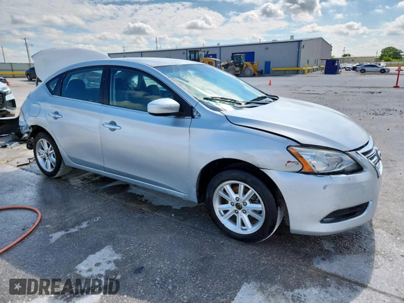 2014 Nissan Sentra SV with VIN 3N1AB7AP0EY210391, listed as a Copart auction lot 62337005 with 182,380 mi miles and Salvage title. Bid and sale history available at DreamBid. Image 4.