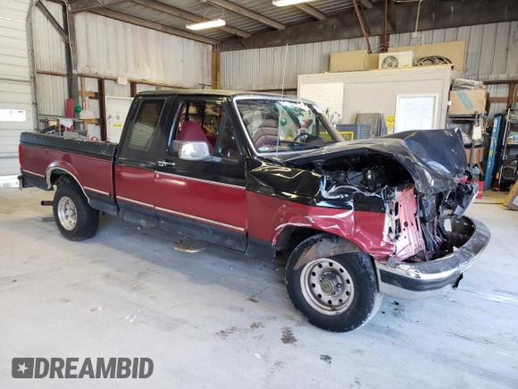 1995 Ford F-150 with VIN 1FTEX15N0SKC25151, listed as a Copart auction lot 67682654 with 187,416 mi miles and Salvage Title. Bid and sale history available at carsss.com. Image 4.