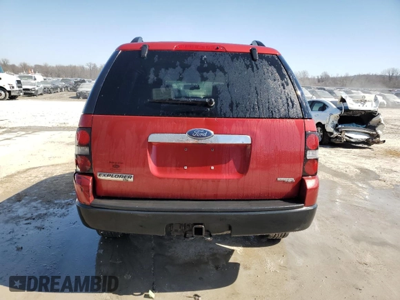 2007 Ford Explorer XLT with VIN 1FMEU73E57UB79712, listed as a Copart auction lot 48237395 with 142,609 mi miles and Salvage Title. Bid and sale history available at carsss.com. Image 6.