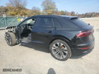 2024 Audi Q8 Prestige with VIN WA1FVBF1XRD004113, listed as a Copart auction lot 77616284 with 7,520 mi miles and Salvage Title. Bid and sale history available at carsss.com. Image 2.