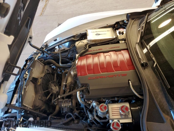 2015 Chevrolet Corvette Z51 3LT with VIN 1G1YM2D76F5121243, listed as a Copart auction lot 77262174 with 47,397 mi miles and Salvage title. Bid and sale history available at DreamBid. Image 11.