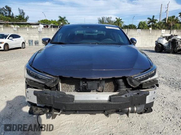 2022 Acura ILX w/Premium/A-Spec Package with VIN 19UDE2F81NA005836, listed as a Copart auction lot 47170255 with 29,585 mi miles and Salvage Title. Bid and sale history available at carsss.com. Image 5.