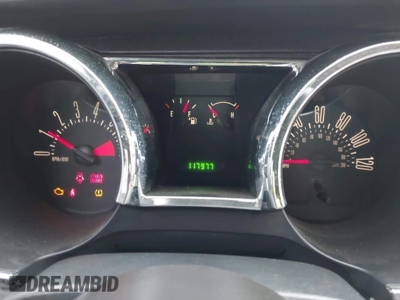 2008 Ford Mustang Deluxe with VIN 1ZVHT80N485107892, listed as a IAAI auction lot 42410036 with 117,977 mi miles and . Bid and sale history available at DreamBid. Image 7.