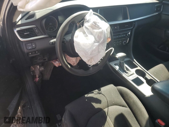 2019 Kia Optima LX z VIN 5XXGT4L31KG320187, wystawiony jako Copart lot #50750805 z przebiegiem Nie podano mil oraz Szkoda całkowita • Salvage title. Historia ofert i sprzedaży dostępna na DreamBid. Obrazek 8.