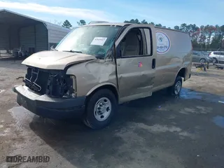2012 Chevrolet Express Cargo Van with VIN 1GCWGFCAXC1151424, listed as a IAAI auction lot 41845447 with NaN miles. Bid and sale history available at carsss.com. Image 16.