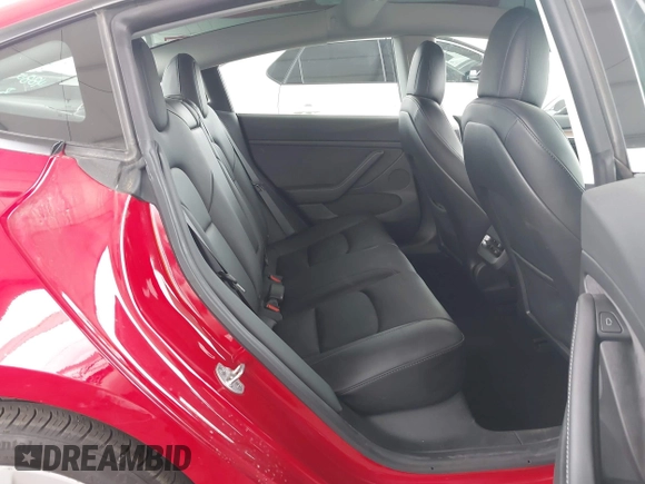 2022 Tesla Model 3 with VIN 5YJ3E1EA8NF177409, listed as a IAAI auction lot 41740718 with 25,557 mi miles. Bid and sale history available at carsss.com. Image 8.