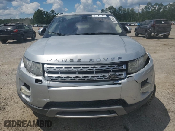 2015 Land Rover Range Rover Evoque Prestige with VIN SALVV2BGXFH076339, listed as a Copart auction lot 62727135 with Not provided miles and Salvage title. Bid and sale history available at DreamBid. Image 5.