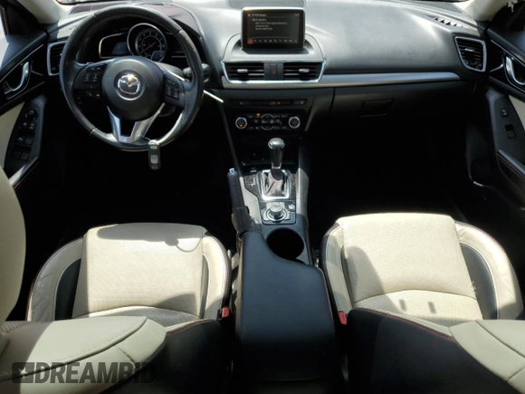 2015 Mazda 3 S Grand Touring with VIN JM1BM1M38F1274301, listed as a Copart auction lot 59513355 with 95,239 mi miles and Salvage title. Bid and sale history available at DreamBid. Image 8.