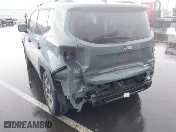 2017 Jeep Renegade Sport with VIN ZACCJAAB6HPF90937, listed as a IAAI auction lot 42226876 with 57,527 mi miles and . Bid and sale history available at DreamBid. Image 18.