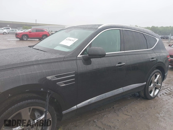 2023 Genesis GV80 z VIN KMUHCESCXPU139647, wystawiony jako IAAI lot #42308214 z przebiegiem 33 177 mil mil oraz . Historia ofert i sprzedaży dostępna na DreamBid. Obrazek 14.