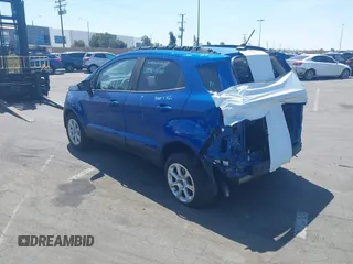 2022 Ford EcoSport SE with VIN MAJ6S3GL8NC470049, listed as a IAAI auction lot 41336772 with 26,880 mi miles. Bid and sale history available at carsss.com. Image 3.