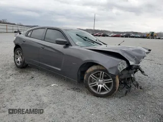 2013 Dodge Charger RT with VIN 2C3CDXCT8DH635148, listed as a Copart auction lot 43711455 with 179,701 mi miles and Salvage Title. Bid and sale history available at carsss.com. Image 4.