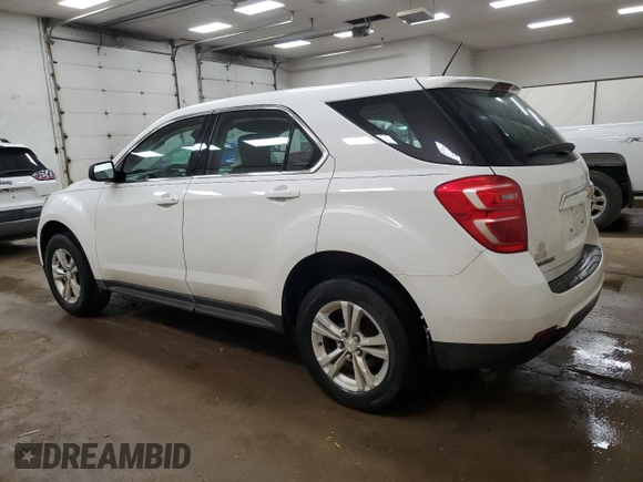 2017 Chevrolet Equinox LS with VIN 2GNALBEK6H1522849, listed as a Copart auction lot 69534734 with 203,051 mi miles and Salvage Title. Bid and sale history available at carsss.com. Image 2.