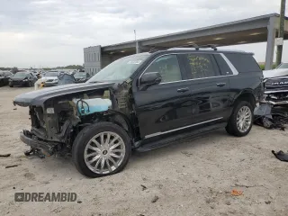 2023 Cadillac Escalade z VIN 1GYS3KKL3PR106736, wystawiony jako Copart lot #71025164 z przebiegiem 47 491 mil mil oraz Nie do naprawy. Historia ofert i sprzedaży dostępna na DreamBid. Obrazek 1.