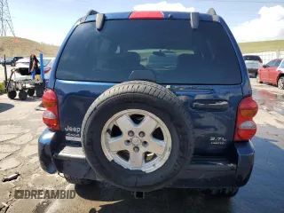 2004 Jeep Liberty Limited with VIN 1J4GL58K34W150741, listed as a Copart auction lot 53392095 with 203,458 mi miles and Salvage title. Bid and sale history available at DreamBid. Image 6.