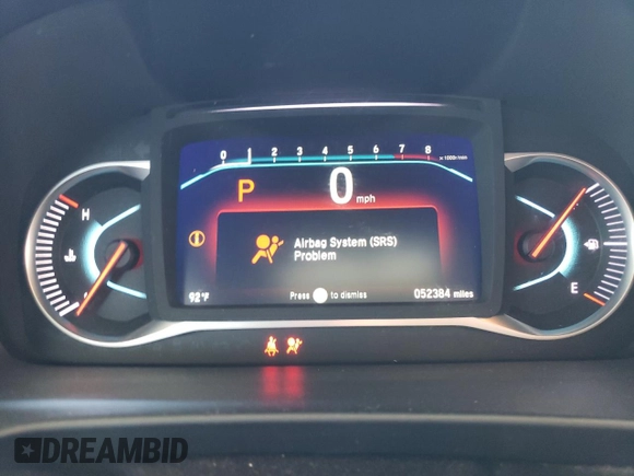 2019 Honda Passport Sport with VIN 5FNYF7H23KB005357, listed as a Copart auction lot 62219045 with 52,384 mi miles and Salvage title. Bid and sale history available at DreamBid. Image 9.