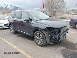 2022 Cadillac XT6 Premium Luxury with VIN 1GYKPDRS3NZ135129, listed as a IAAI auction lot 41789037 with 25,607 mi miles. Bid and sale history available at carsss.com. Image 1.