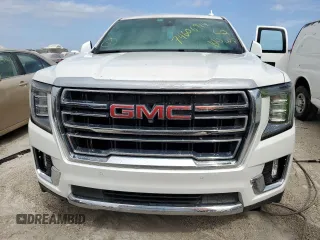 2022 GMC Yukon XL SLT with VIN 1GKS1GKD2NR167076, listed as a Copart auction lot 74606914 with 43,208 mi miles and Non Repairable. Bid and sale history available at carsss.com. Image 5.