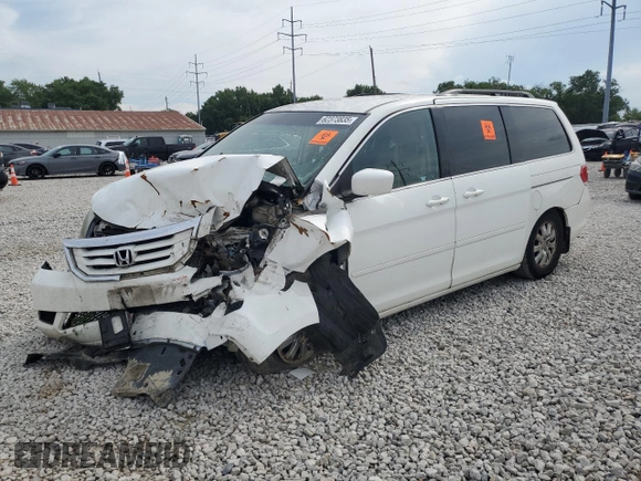 2010 Honda Odyssey EX with VIN 5FNRL3H48AB077659, listed as a Copart auction lot 62373835 with Not provided miles and Salvage title. Bid and sale history available at DreamBid. Image 1.