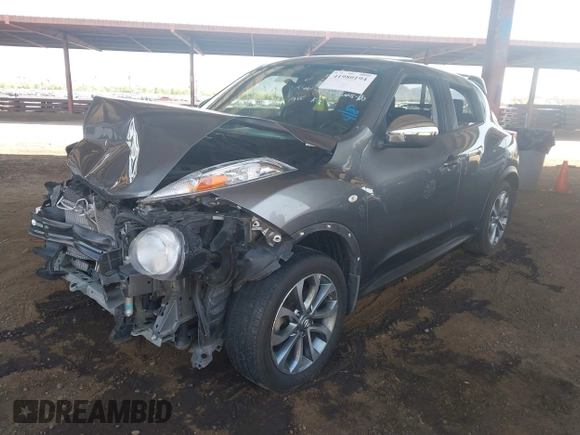 2013 Nissan Juke SL with VIN JN8AF5MV3DT214544, listed as a IAAI auction lot 41980194 with 57,161 mi miles and . Bid and sale history available at DreamBid. Image 17.