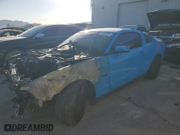 2011 Ford Mustang GT with VIN 1ZVBP8CF8B5165803, listed as a Copart auction lot 44402205 with Not Provided miles and Salvage Title. Bid and sale history available at carsss.com. Image 1.