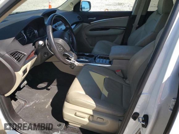 2016 Acura MDX with VIN 5FRYD4H20GB016066, listed as a Copart auction lot 51546355 with 128,770 mi miles and Salvage Title. Bid and sale history available at carsss.com. Image 7.