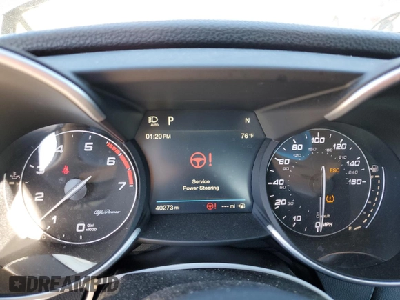 2019 Alfa Romeo Giulia Sport with VIN ZARFAMAN7K7621714, listed as a Copart auction lot 81735784 with 40,273 mi miles and Clean Title. Bid and sale history available at carsss.com. Image 9.
