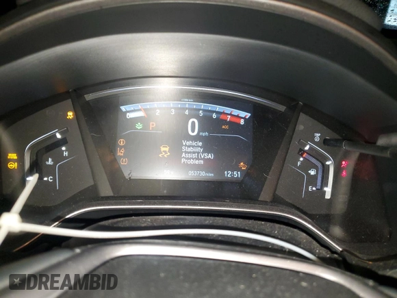 2020 Honda CR-V Touring with VIN 2HKRW1H96LH412204, listed as a Copart auction lot 47867515 with 53,730 mi miles and Salvage Title. Bid and sale history available at carsss.com. Image 9.