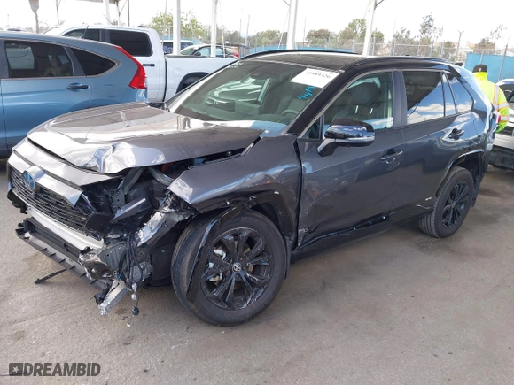 2024 Toyota RAV4 Hybrid XSE with VIN 4T3E6RFV4RU148365, listed as a IAAI auction lot 41949326 with 12,020 mi miles. Bid and sale history available at carsss.com. Image 18.