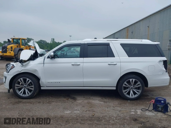 2020 Ford Expedition Max Platinum z VIN 1FMJK1MT1LEB00801, wystawiony jako IAAI lot #42441525 z przebiegiem 40 193 mil mil oraz . Historia ofert i sprzedaży dostępna na DreamBid. Obrazek 14.