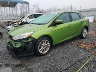 2018 Ford Focus SE z VIN 1FADP3F20JL267555, wystawiony jako Copart lot #86290914 z przebiegiem 59 634 mil mil oraz Szkoda całkowita • Salvage title. Historia ofert i sprzedaży dostępna na DreamBid. Obrazek 1.