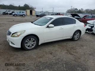2011 Infiniti G25 x with VIN JN1DV6AR9BM651757, listed as a Copart auction lot 88304755 with 163,430 mi miles and Salvage Title. Bid and sale history available at DreamBid. Image 1.