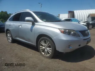 2011 Lexus RX 450h with VIN JTJBC1BA7B2420158, listed as a Copart auction lot 59181095 with 262,782 mi miles and Salvage title. Bid and sale history available at DreamBid. Image 4.