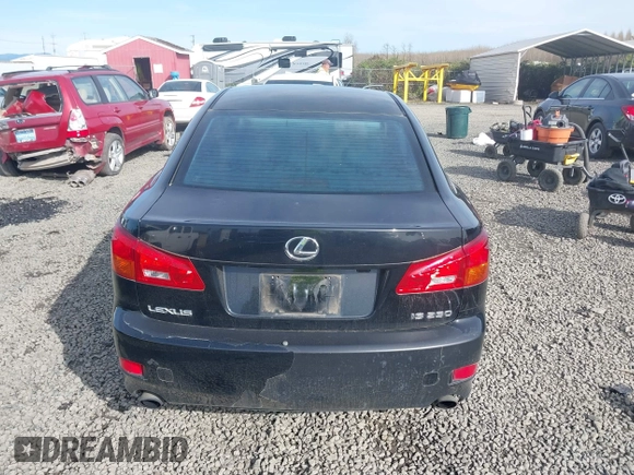 2006 Lexus IS 250 with VIN JTHBK262965004548, listed as a IAAI auction lot 42003962 with 261,584 mi miles and . Bid and sale history available at DreamBid. Image 17.
