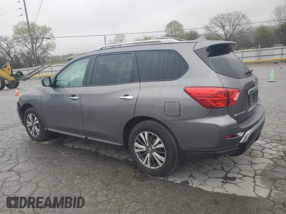 2019 Nissan Pathfinder S with VIN 5N1DR2MN8KC639149, listed as a Copart auction lot 51819025 with 80,056 mi miles and Salvage title. Bid and sale history available at DreamBid. Image 2.