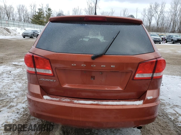 2013 Dodge Journey SE Plus with VIN 3C4PDCABXDT613045, listed as a Copart auction lot 88602235 with 255,617 mi miles and Salvage title. Bid and sale history available at DreamBid. Image 6.
