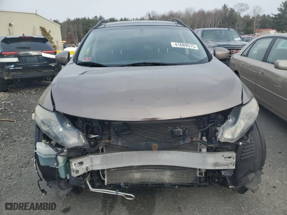 2012 Nissan Murano LE with VIN JN8AZ1MW5CW220240, listed as a Copart auction lot 41689575 with 56,270 mi miles and Salvage Title. Bid and sale history available at carsss.com. Image 5.