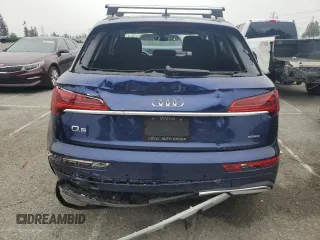 2021 Audi Q5 Premium with VIN WA1AAAFY1M2003515, listed as a Copart auction lot 55059915 with Not Provided miles and Salvage Title. Bid and sale history available at DreamBid. Image 6.