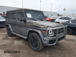 2017 Mercedes-Benz G-Class AMG G 63 with VIN WDCYC7DF9HX277129, listed as a IAAI auction lot 41631779 with 93,810 mi miles. Bid and sale history available at carsss.com. Image 1.