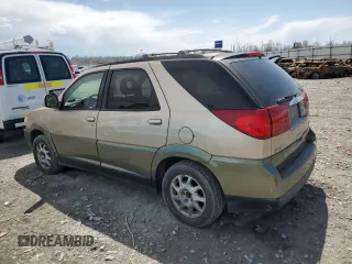 2002 Buick Rendezvous CXL with VIN 3G5DB03E02S596037, listed as a Copart auction lot 52425725 with 128,810 mi miles and Salvage Title. Bid and sale history available at DreamBid. Image 2.
