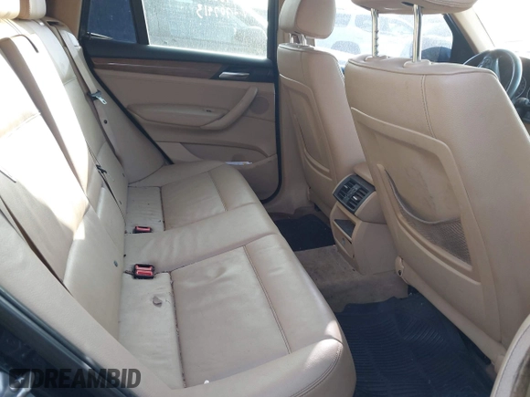 2011 BMW X3 28i with VIN 5UXWX5C53BL707913, listed as a IAAI auction lot 41922395 with 176,858 mi miles. Bid and sale history available at carsss.com. Image 8.