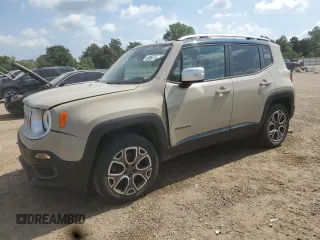 2015 Jeep Renegade Limited with VIN ZACCJBDT0FPB57606, listed as a Copart auction lot 60677505 with 61,209 mi miles and Salvage title. Bid and sale history available at DreamBid. Image 1.