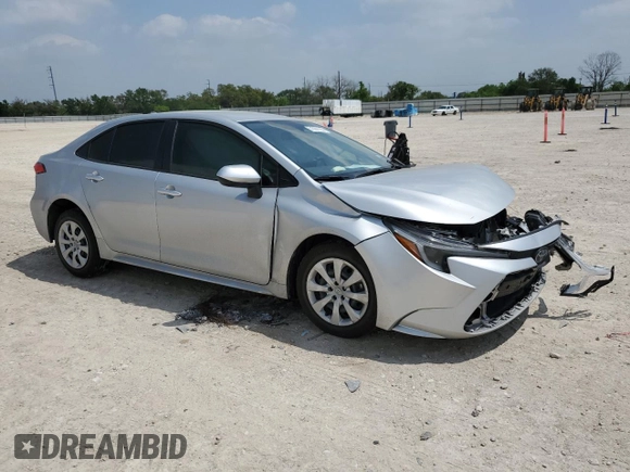 2023 Toyota Corolla Hybrid LE with VIN JTDBCMFE2PJ004968, listed as a Copart auction lot 51531165 with 0 mi miles and Salvage Title. Bid and sale history available at carsss.com. Image 4.
